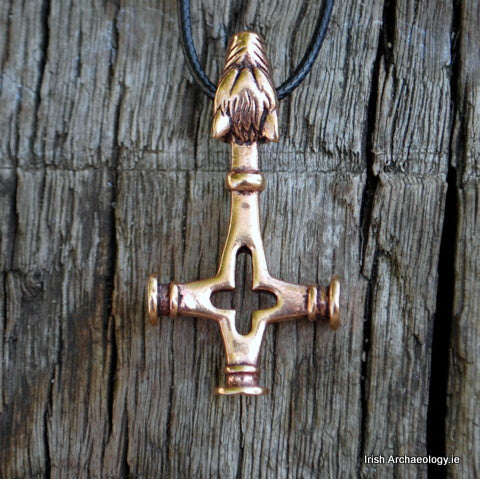 Bronze Thor s Hammer Pendant Wolf