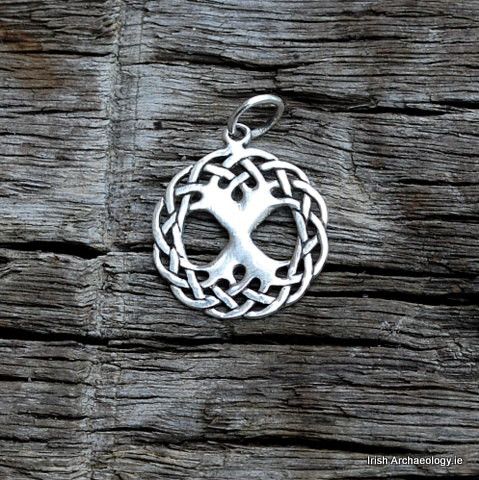 Silver Yggdrasil Tree of Life Necklace