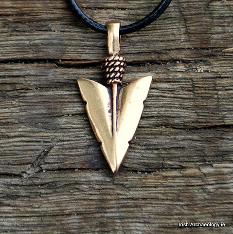 Bronze Arrowhead Pendant