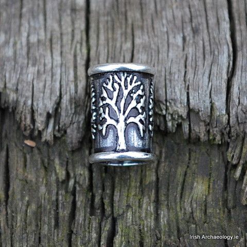 Silver Tree of Life Beard/Hair Bead