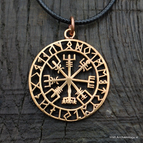 Bronze Rune Compass