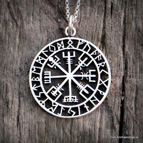 Silver Rune Compass
